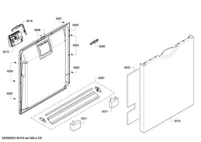 Screws, Door & Housing (0201-0222)