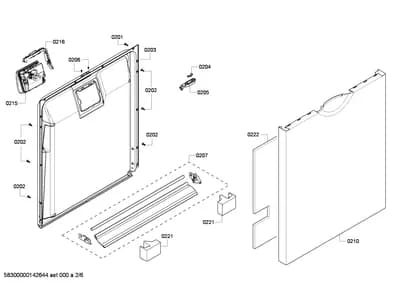 Screws, Door & Housing (0201-0222)