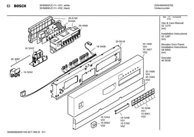 Seals & Gaskets, Flaps & Holders (0001-3001)