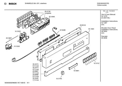 Seals & Gaskets, Door & Housing (0001-3001)