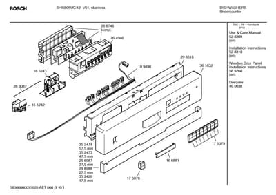 Seals & Gaskets, Flaps & Holders (0001-3001)