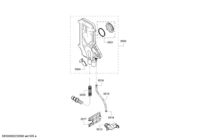 Door & Housing, Hoses (0500-0520)