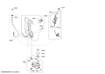 Seals & Gaskets, Hoses (0500-8102)