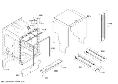 Screws, Rails (0310-8310)