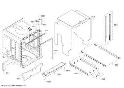 Screws, Rails (0310-8310)