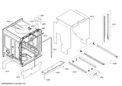 Screws, Rails (0310-8310)