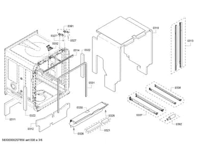 Screws, Rails (0310-8310)