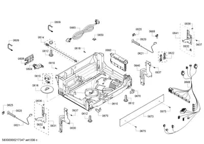 Door & Housing, Screws (0604-0675)