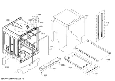 Screws, Rails (0310-8310)