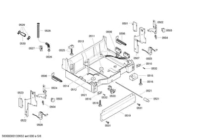 Door & Housing, Screws (0501-0532)
