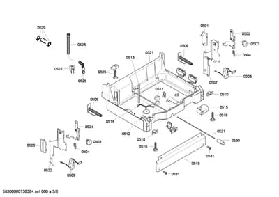 Door & Housing, Screws (0501-0531)
