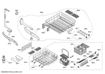Baskets & Wheels, Flaps & Holders (0601-0628)