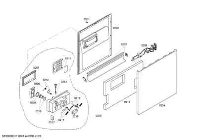 Seals & Gaskets, Door & Housing (0201-0218)