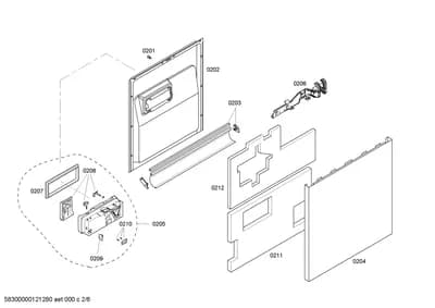 Seals & Gaskets, Door & Housing (0201-8102)