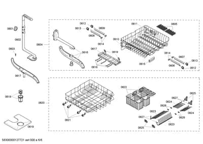Baskets & Wheels, Flaps & Holders (0601-0632)