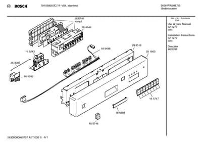 Seals & Gaskets, Door & Housing (0001-3001)