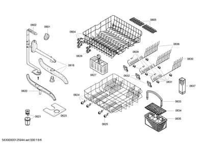 Baskets & Wheels, Spray Arms (0601-0637)