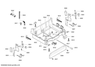 Door & Housing, Screws (0502-0544)