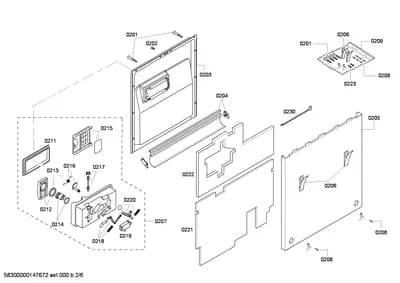 Seals & Gaskets, doors & housing (0201-0230)