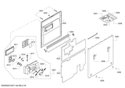 Seals & Gaskets, doors & housing (0201-0230)