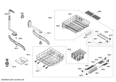 Baskets & Wheels, Flaps & Holders (0601-0627)