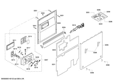 Seals & Gaskets, doors & housing (0201-0223)