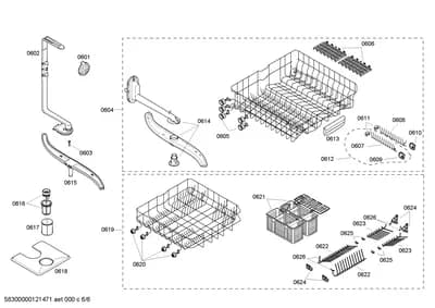Baskets & Wheels, Flaps & Holders (0601-8102)