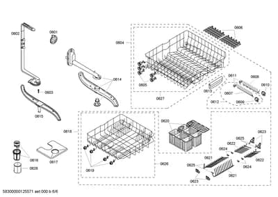 Baskets & Wheels, Flaps & Holders (0601-0628)