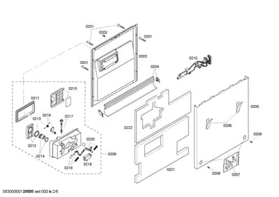 Seals & Gaskets, doors & housing (0201-0222)