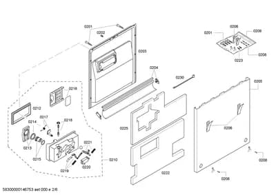 Seals & Gaskets, doors & housing (0201-0230)