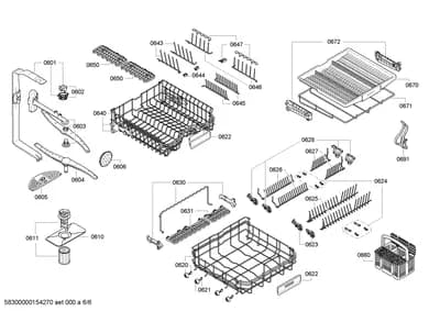 Baskets & Wheels, Spray Arms (0601-0691)