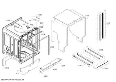 Screws, Rails (0310-8310)