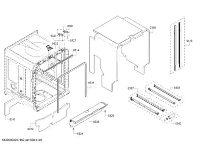 Screws, Rails (0310-8310)