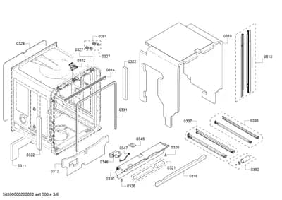 Screws, Rails (0310-8310)