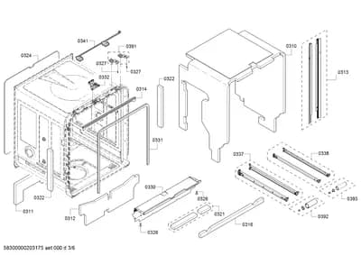 Screws, Rails (0310-8310)