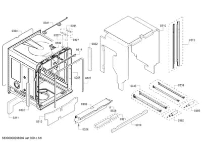 Screws, Rails (0310-8310)