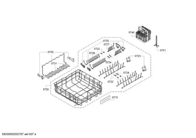 Baskets & Wheels, Bearings (0710-8102)