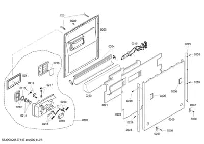 Screws, Door & Housing (0201-0226)