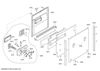 Screws, Door & Housing (0201-0226)