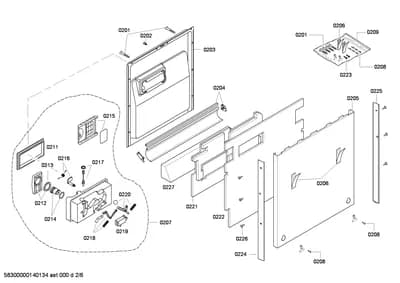 Screws, Door & Housing (0201-0227)