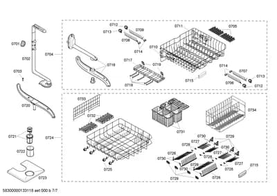 Baskets & Wheels, Flaps & Holders (0701-0734)