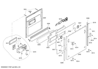 Screws, Door & Housing (0201-0223)