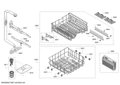 Baskets & Wheels, Spray Arms (0601-8310)
