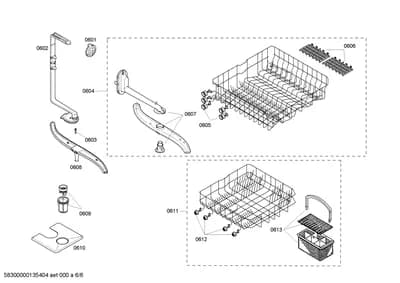 Baskets & Wheels, Spray Arms (0601-0613)