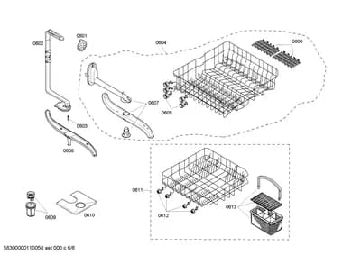 Baskets & Wheels, Spray Arms (0601-0613)