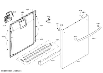 Screws, Door & Housing (0201-0220)