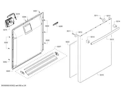 Screws, Door & Housing (0201-0222)