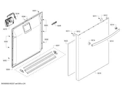 Screws, Door & Housing (0201-0222)