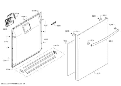 Screws, Door & Housing (0201-0222)