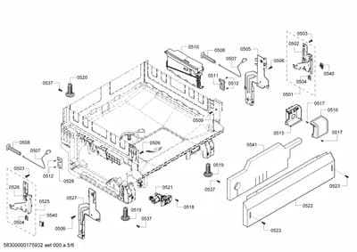 Screws, Door & Housing (0501-0541)